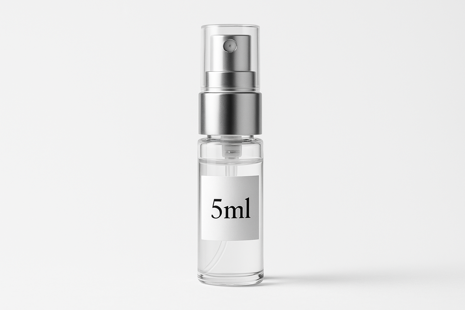 5ml sample atomizer with 5ml label on it